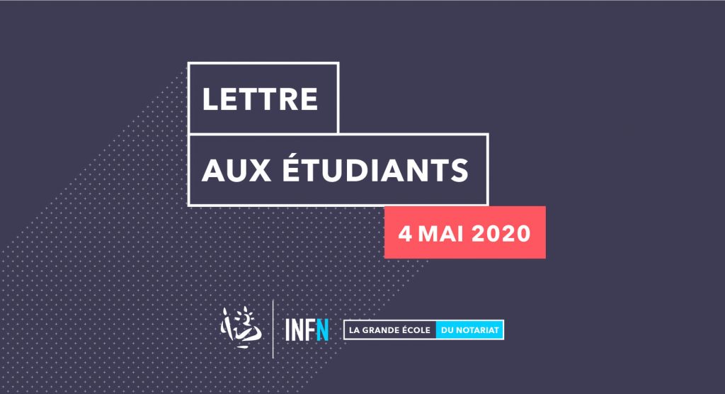 INFN lettre étudiants