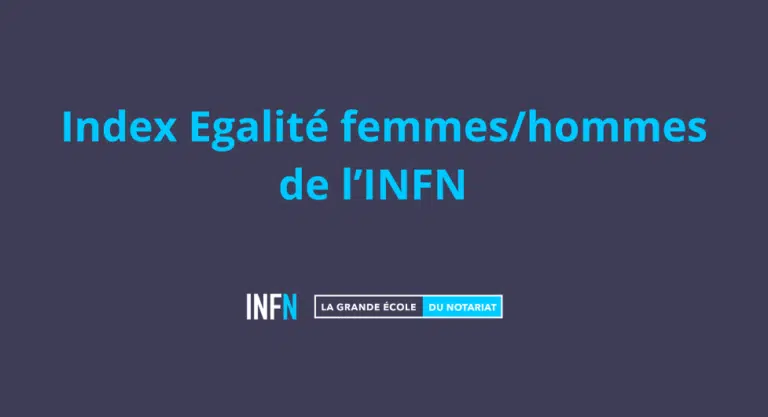 Index de l’égalité professionnelle de l&rsquo;INFN