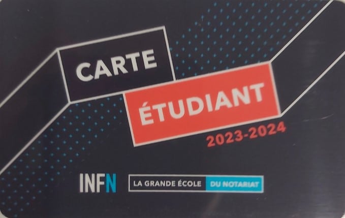 Les cartes des étudiants des métiers sont arrivées