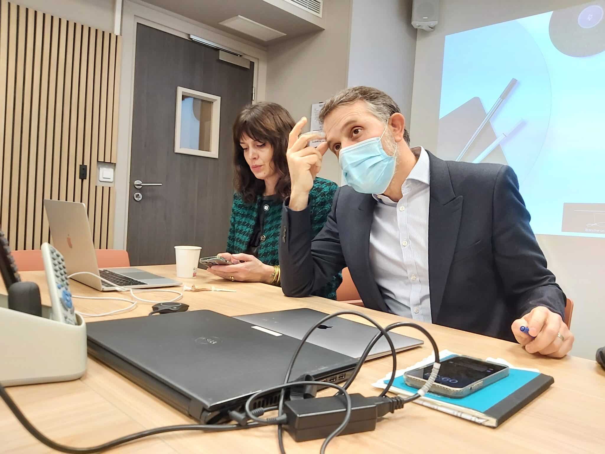 Réunion de travail des directeurs de site INFN pour préparer le DESN