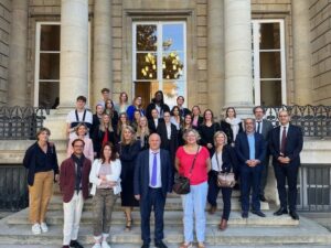 Une belle visite à l'Assemblée Nationale pour les élèves de deuxième année BTS Voie scolaire et Apprentissage le mercredi 11 octobre 2023 qui a permis de bien commencer l'année scolaire, sous un beau ciel bleu parisien.